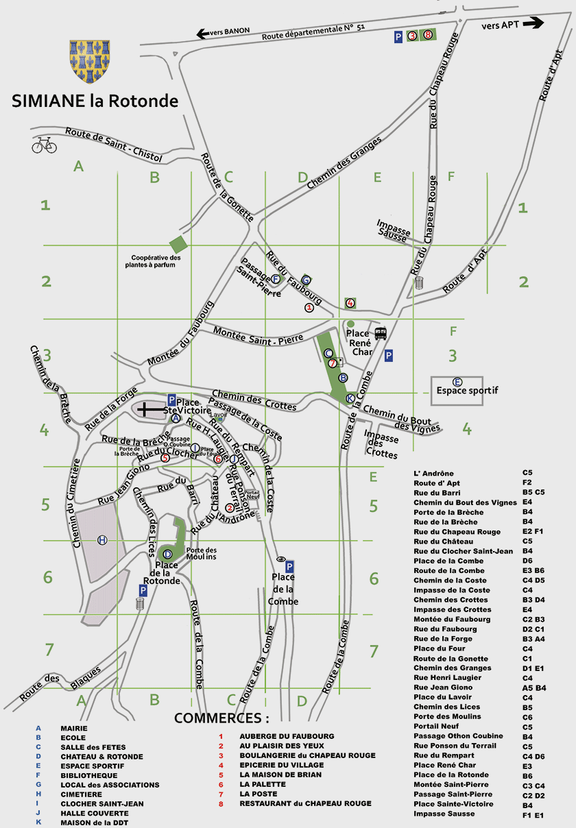 Plan Simiane la Rotonde